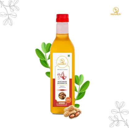 Wood Pressed Groundnut Oil