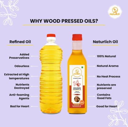 Wood Pressed Groundnut Oil