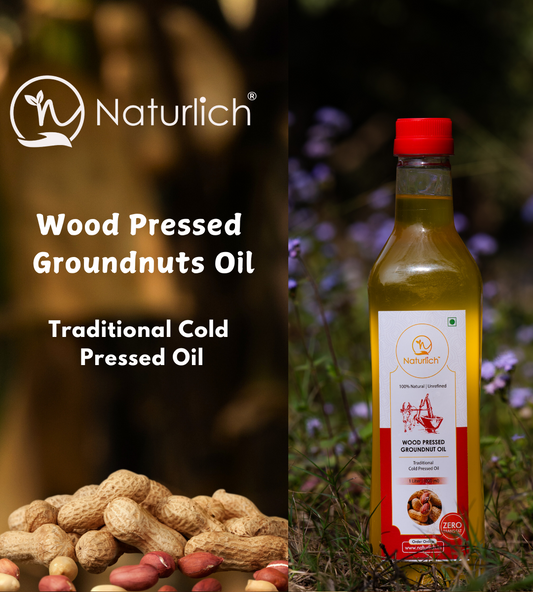 Wood Pressed Groundnut Oil