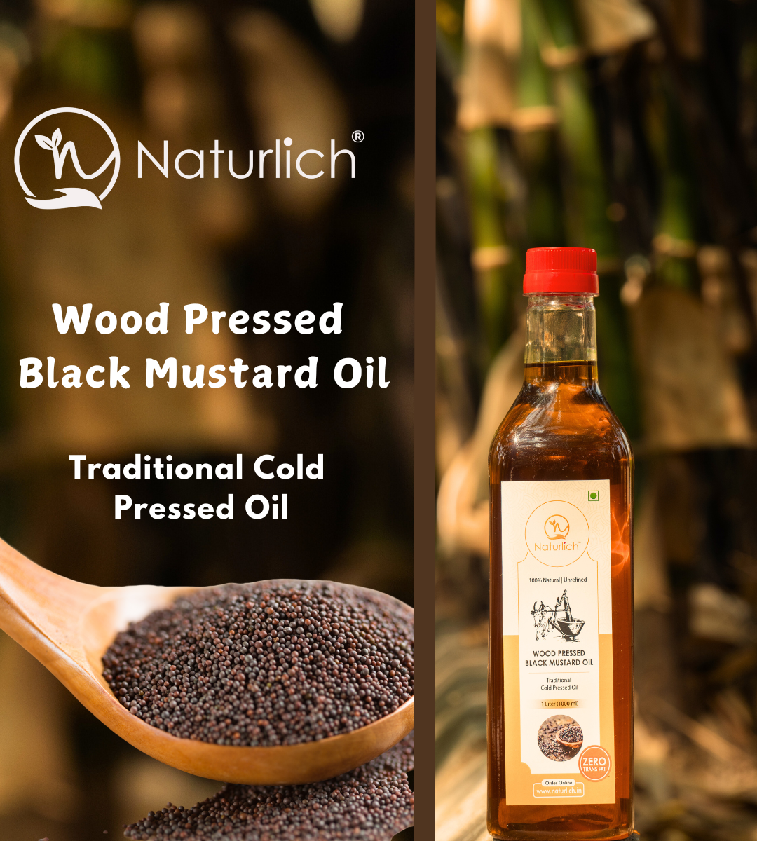 Wood Pressed Black Mustard Oil