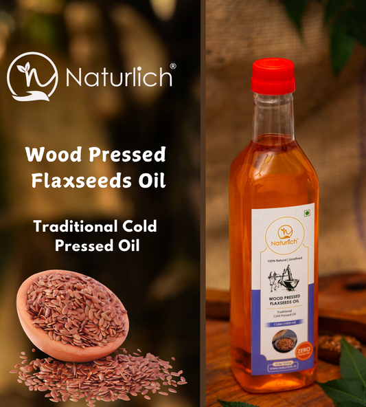 Wood Pressed Flaxseed Oil