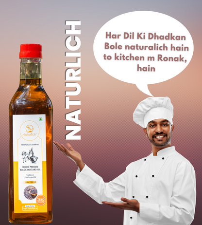 Wood Pressed Black Mustard Oil